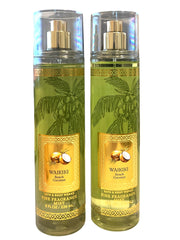 Bath & Body Works Waikiki Coconut mist cap view highlighting portable daily use