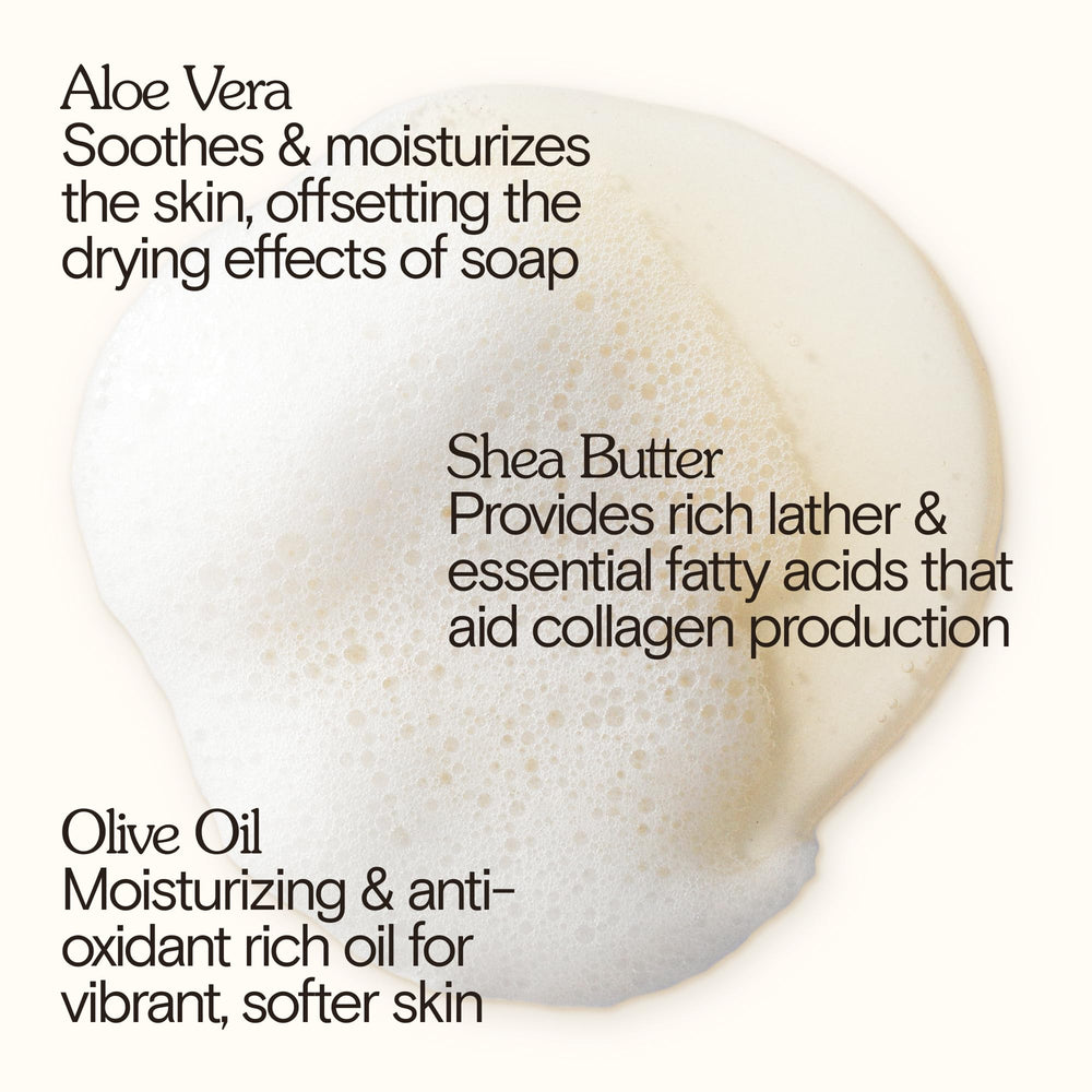 Bathing Culture lather in shower offers aromatic cleansing ritual.