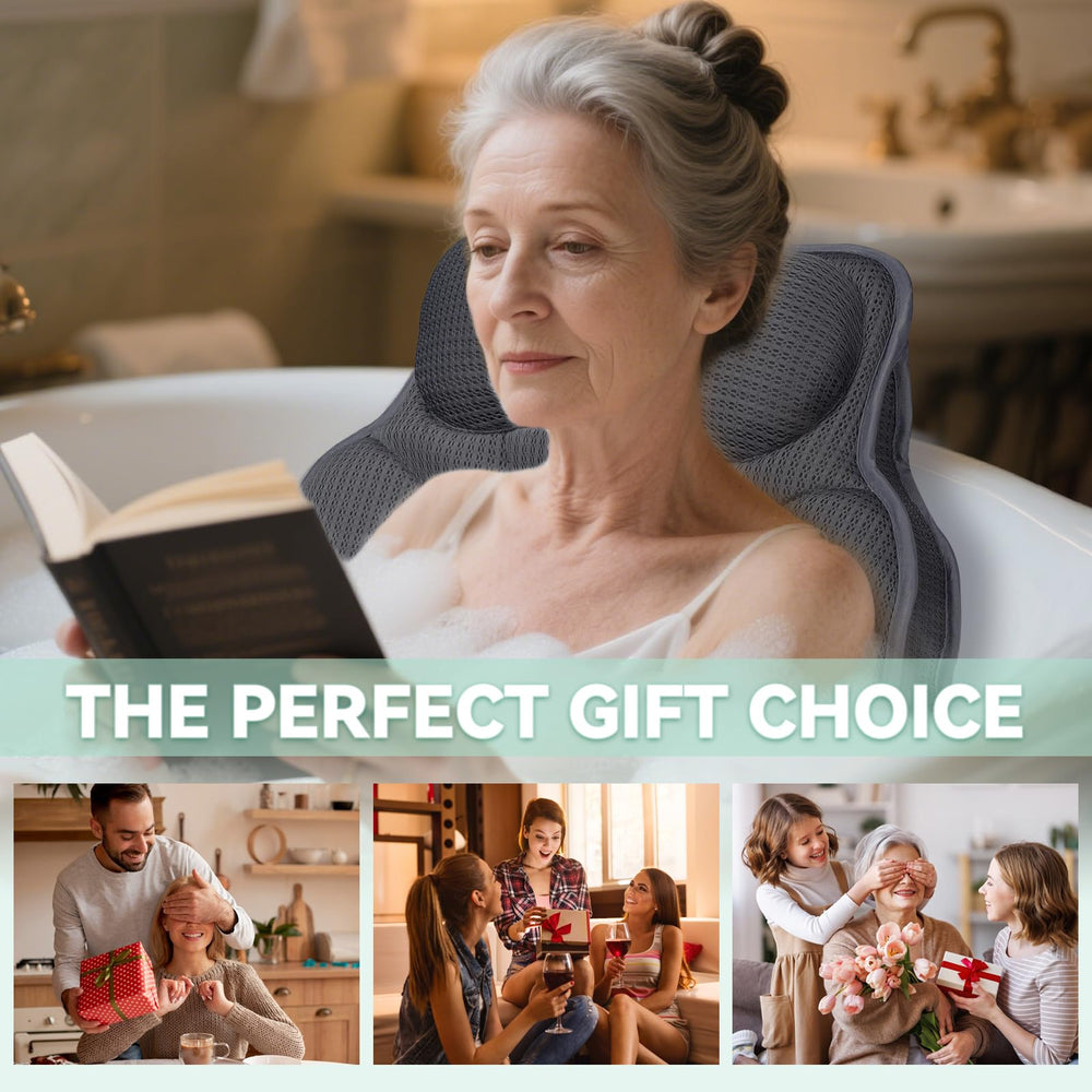 Bathland bath pillow ideal spa gift for calming at-home routines.