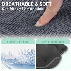 Bathland bath pillow suction cups secure grip on smooth tubs during relaxation.