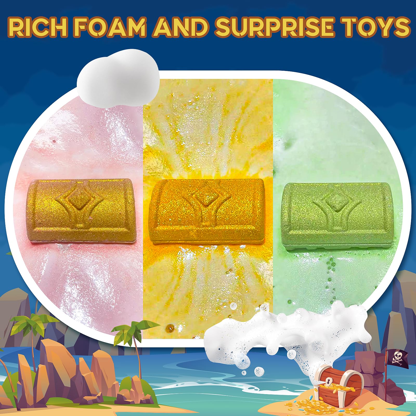 Bathletes bath bombs with nine colors and scents for varied baths