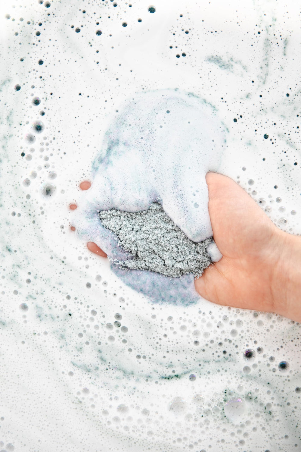 Bathorium Midnight Superbloom Crush kaolin clay for gentle cleansing texture.