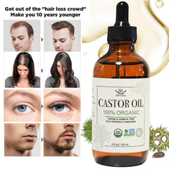 Bathrest Castor Oil may support the look of fuller hair
