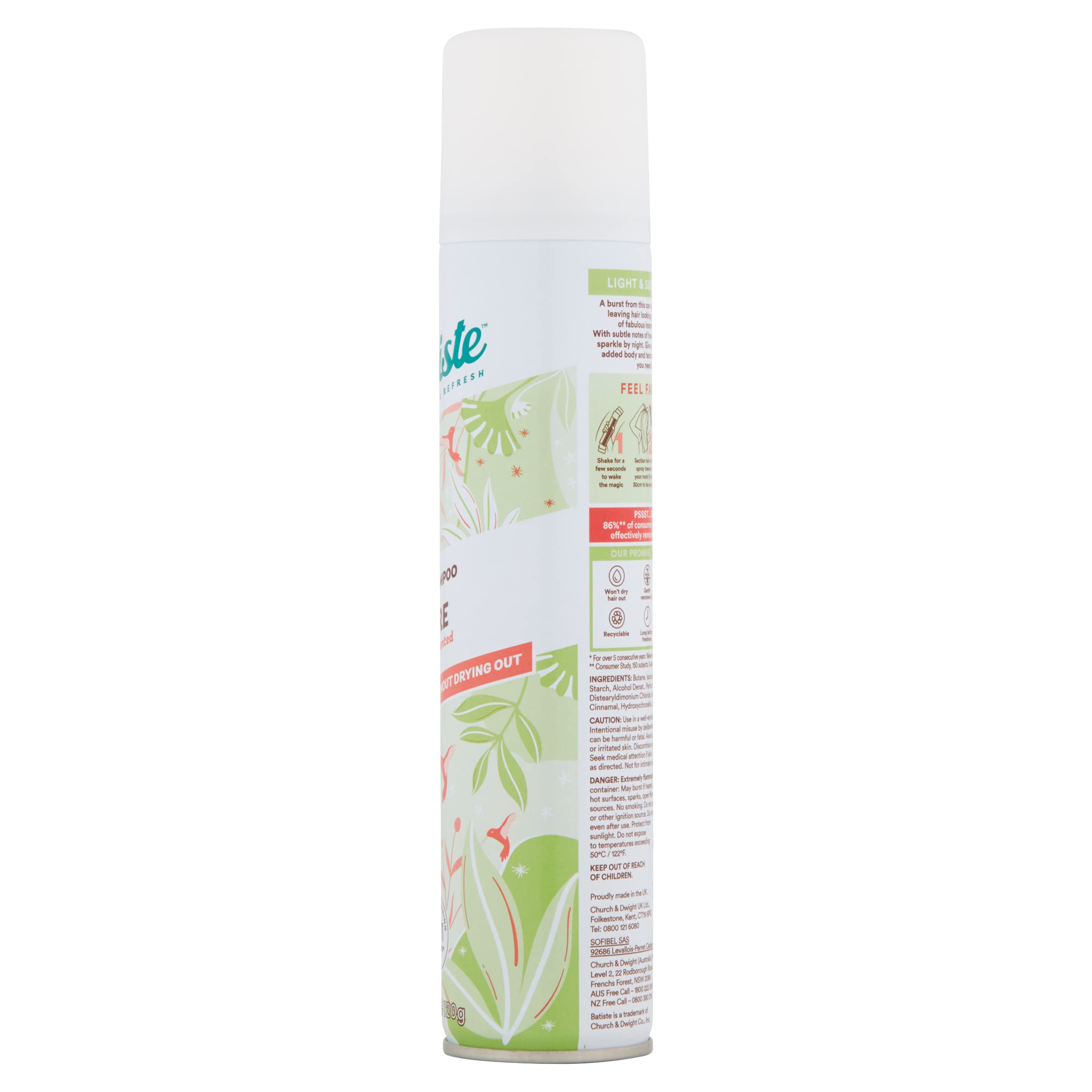 Batiste Bare Dry Shampoo pack multipack for busy, on-the-go styling