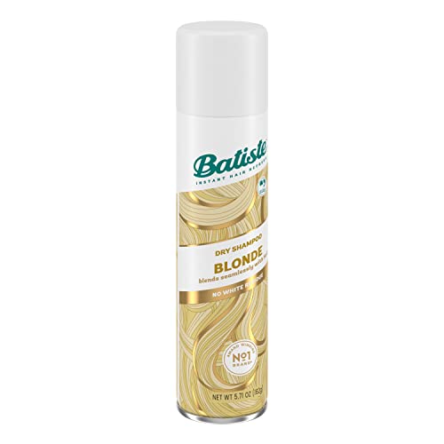 Batiste Brilliant Blonde dry shampoo works for all hair colors.
