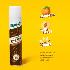 Batiste Dark Dry Shampoo texture-boost highlights added body for fuller look