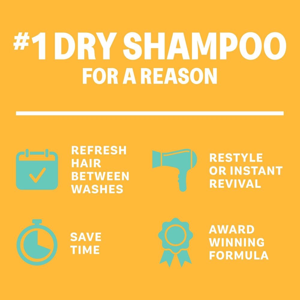 Batiste Dry Shampoo Blush before and after refreshing hair