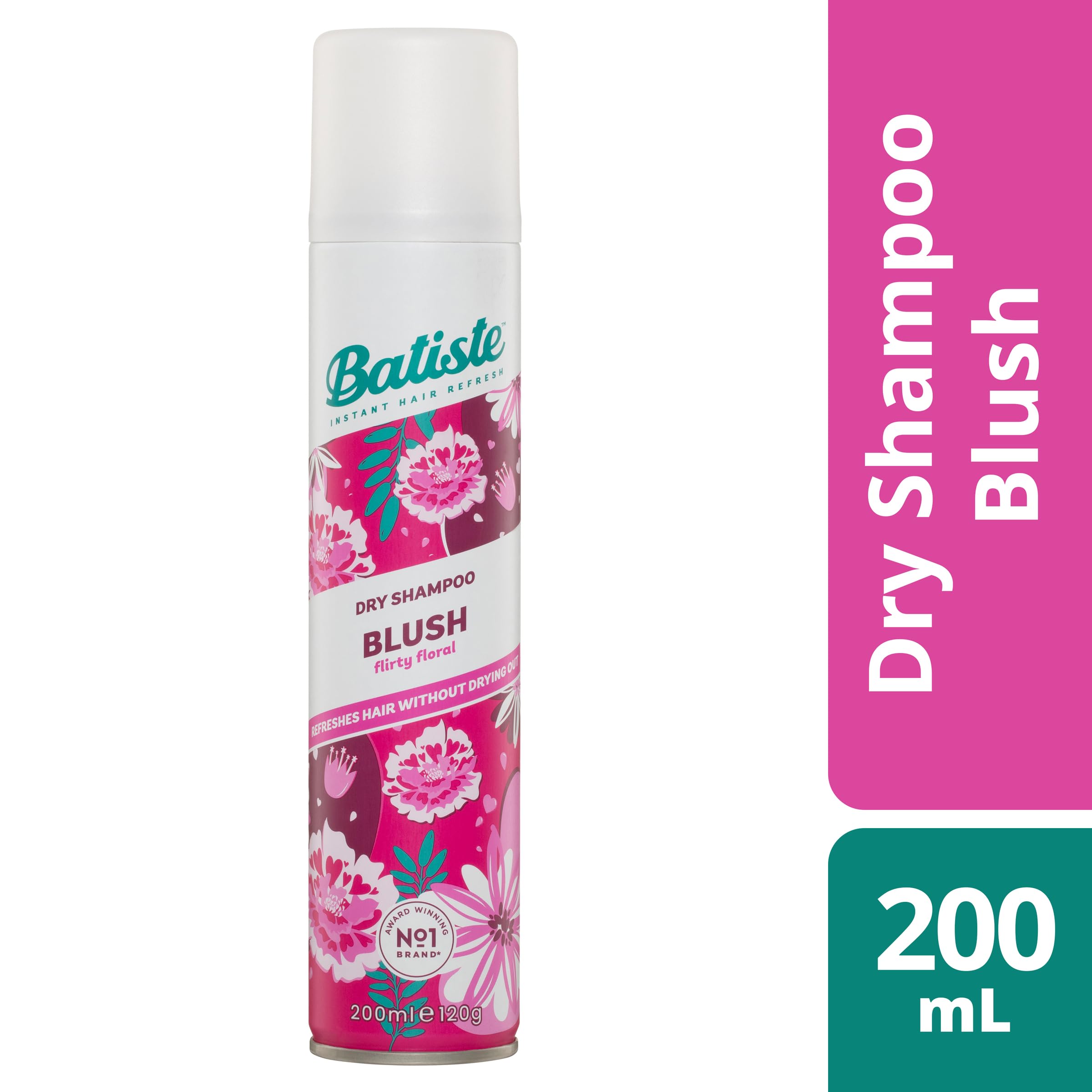 Batiste Dry Shampoo Blush oil absorption demonstrated on scalp
