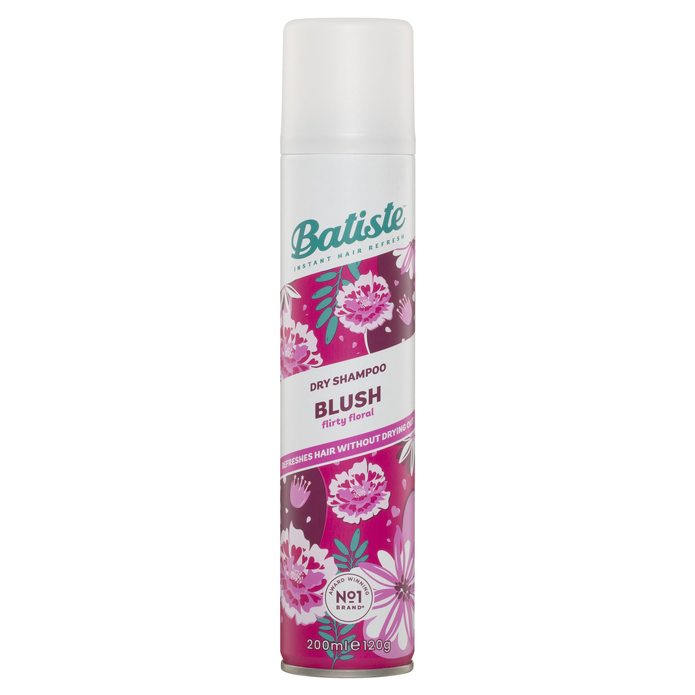 Batiste Dry Shampoo Blush six-pack display emphasizes value and convenience