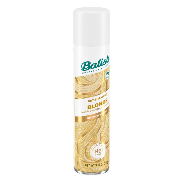 Two-pack shelf display of Batiste Brilliant Blonde conveys convenience