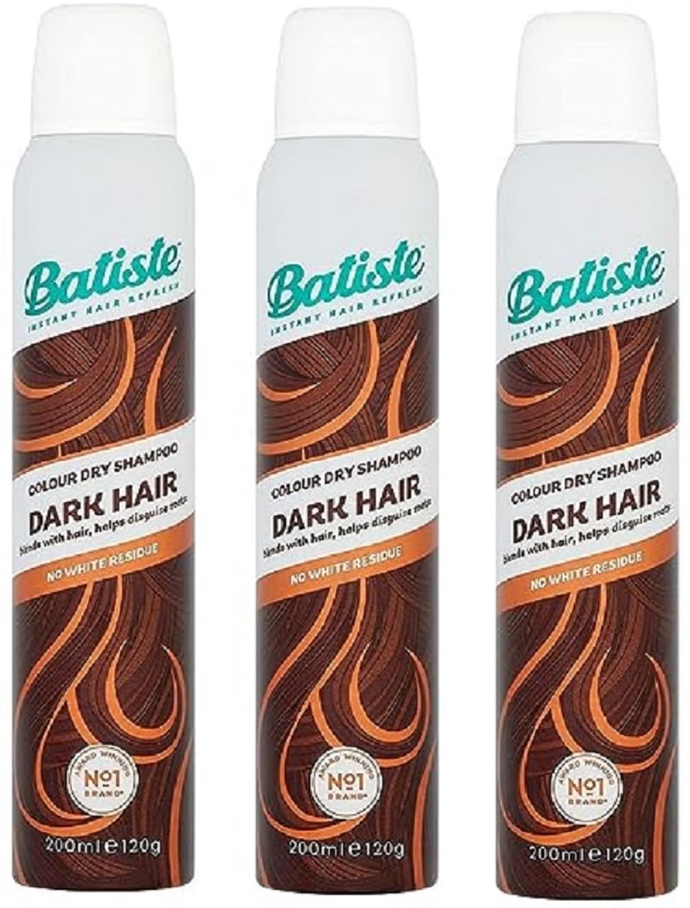 Batiste Dark & Deep Brown bottle ready for quick refresh on oily roots