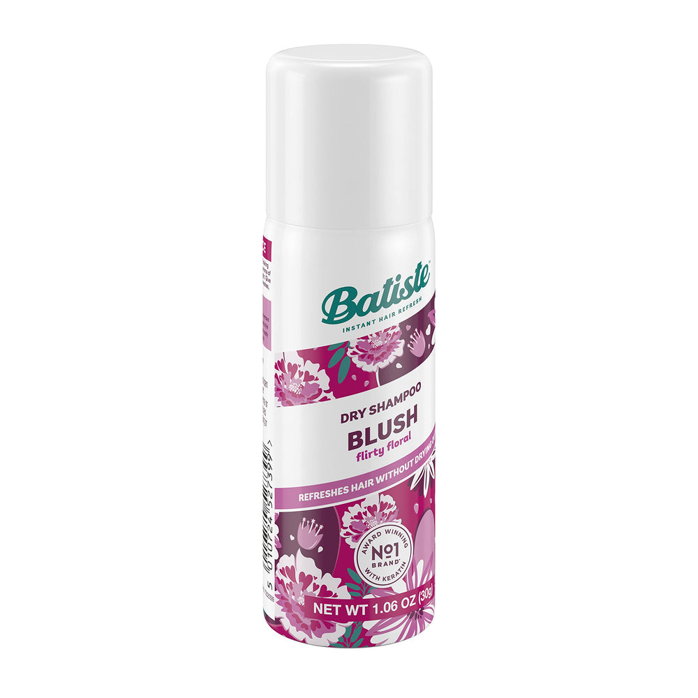 Batiste Floral & Fruity Blush 3-pack display for travel-ready supply