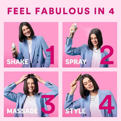 Batiste Dry Shampoo Plus complementa el cabello castano con tono sutil.