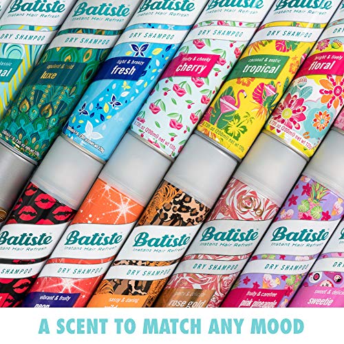 Batiste Tropical Dry Shampoo 3-pack shelf-ready convenience for busy mornings