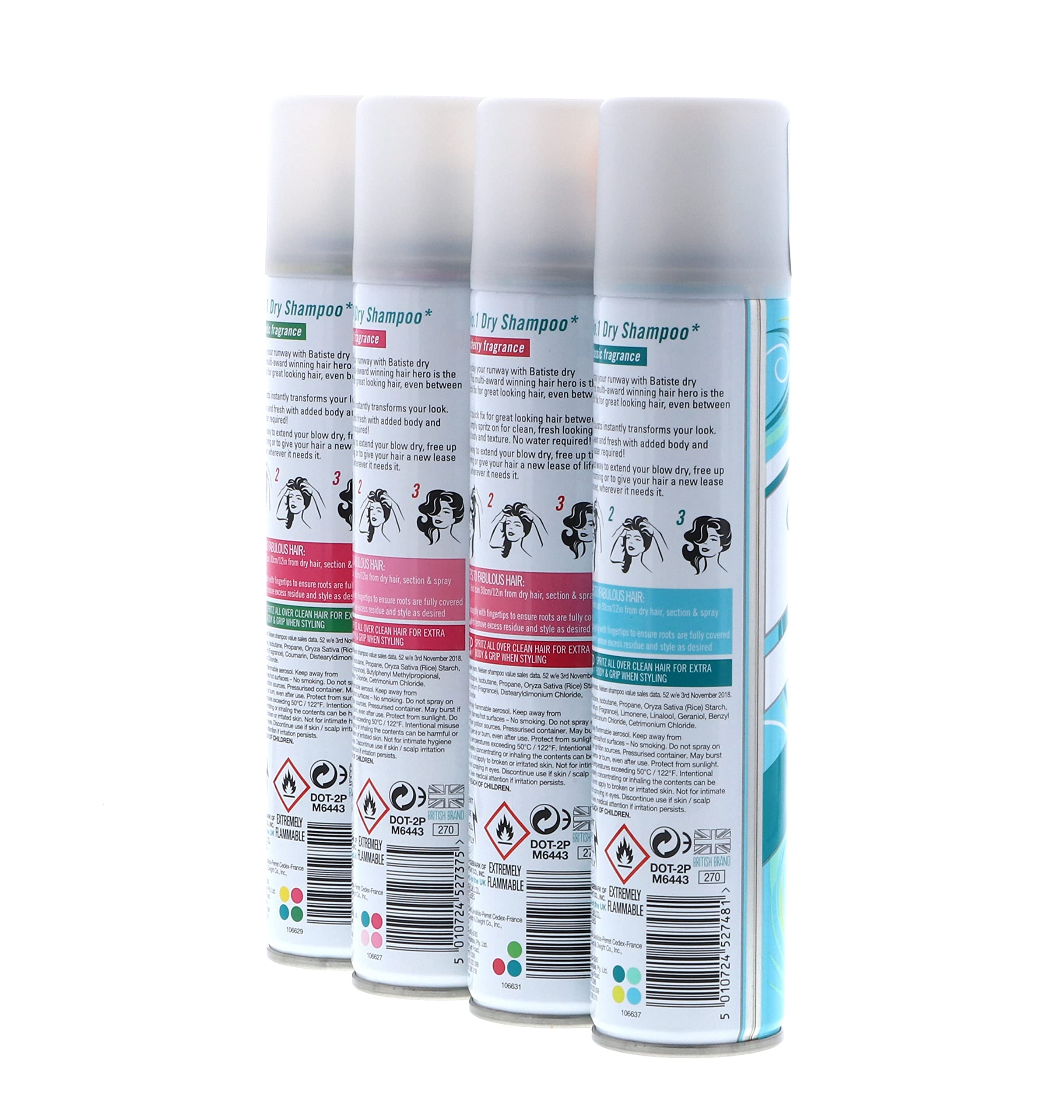 Batiste Dry Shampoo creates volume and texture for second-day hair