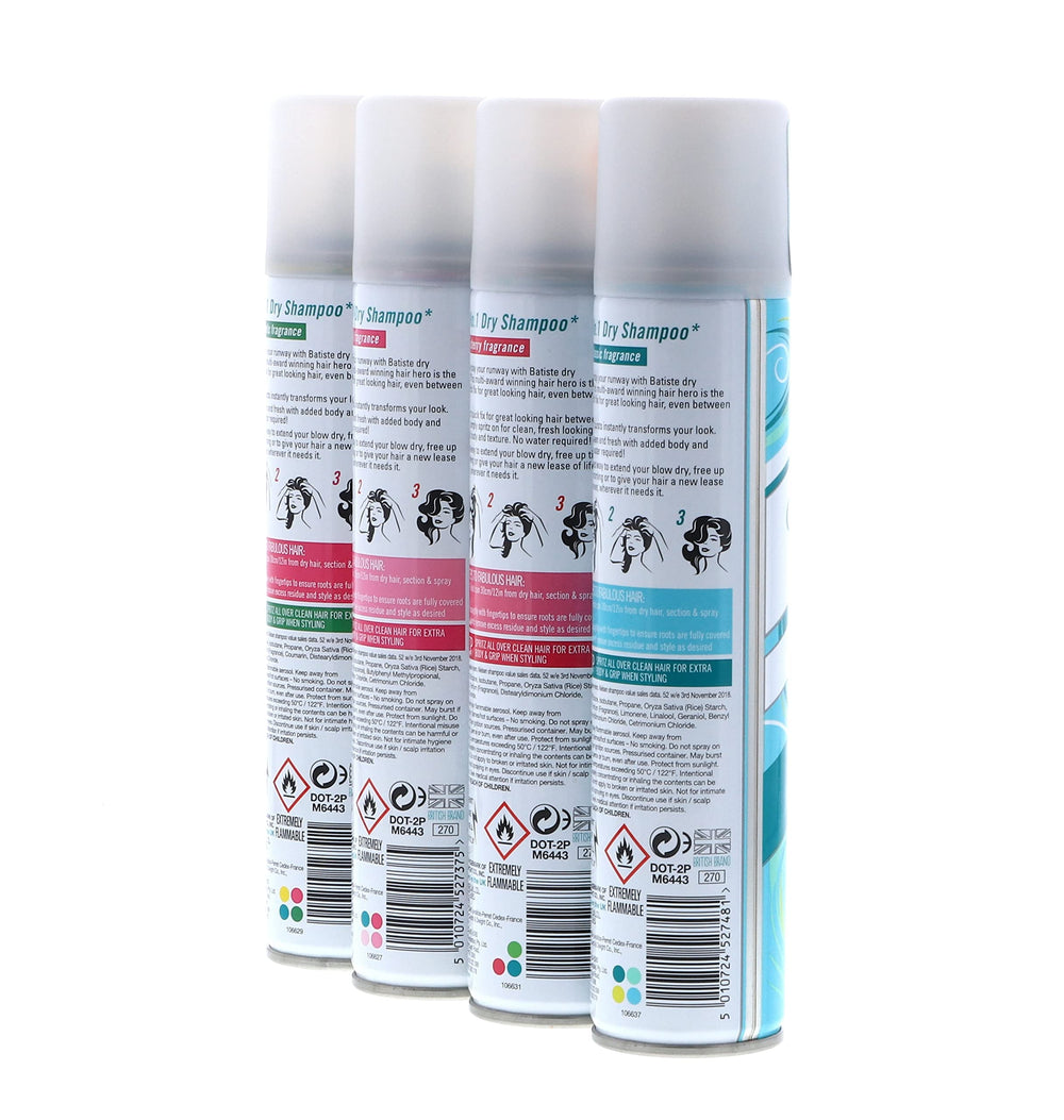 Batiste Dry Shampoo creates volume and texture for second-day hair