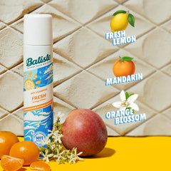Batiste Fresh Dry Shampoo adds texture for style-ready hair.