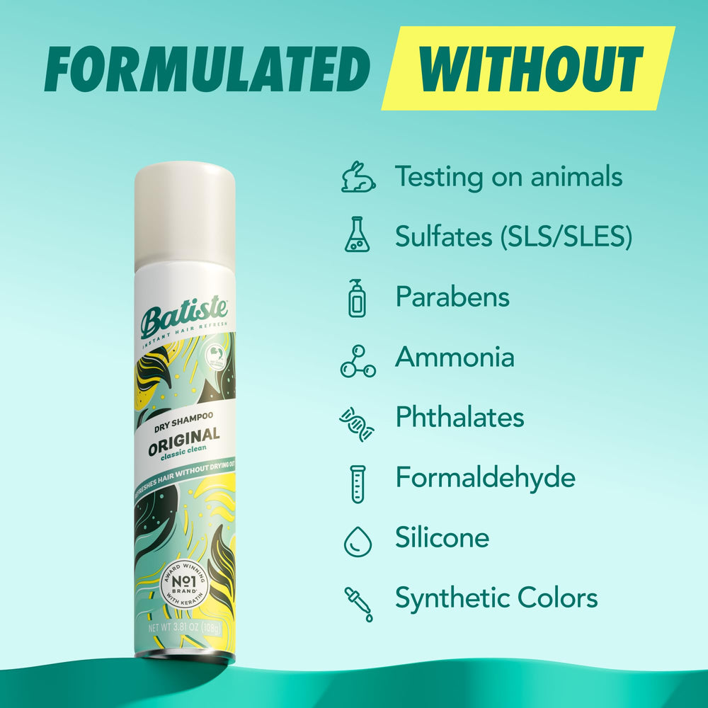 Batiste Original fragrance close-up emphasizes refreshing citrus aroma.