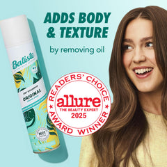 Batiste Original oil-absorption focus shows roots refreshed between washes.