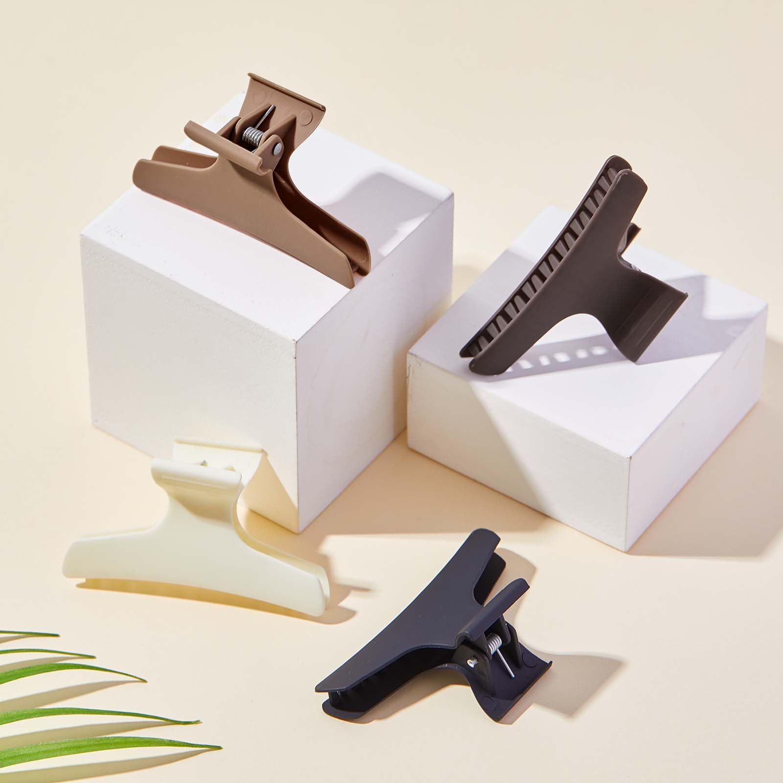 Batiyeer butterfly hair clips neutral colors offering versatile styling options and outfits.