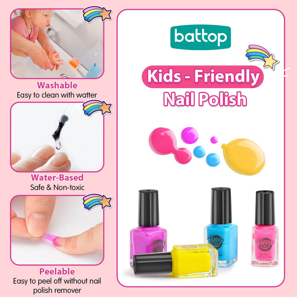 BATTOP 3d-nail-art-stickers offers creative decoration for imagination.