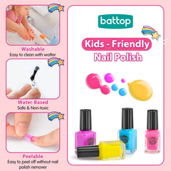 BATTOP 3d-nail-art-stickers offers creative decoration for imagination.