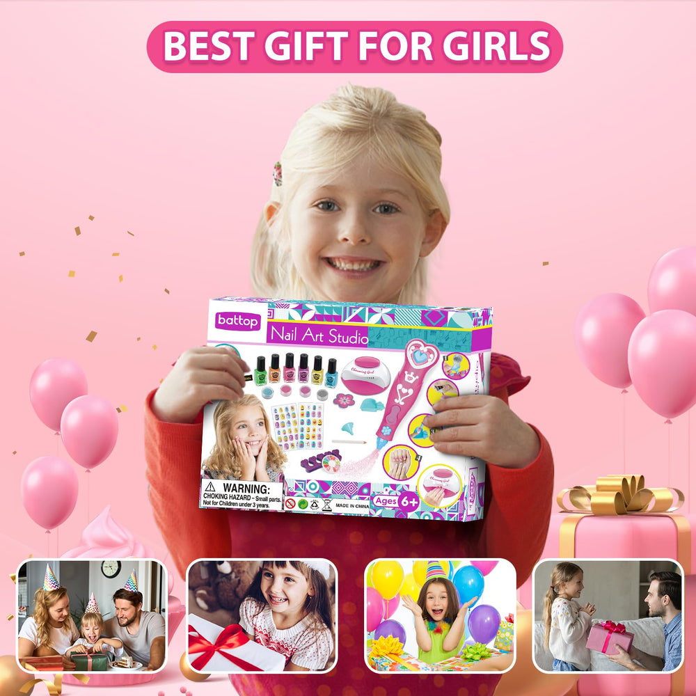 BATTOP designer-nail-stickers provide reusable decals for quick chic looks.
