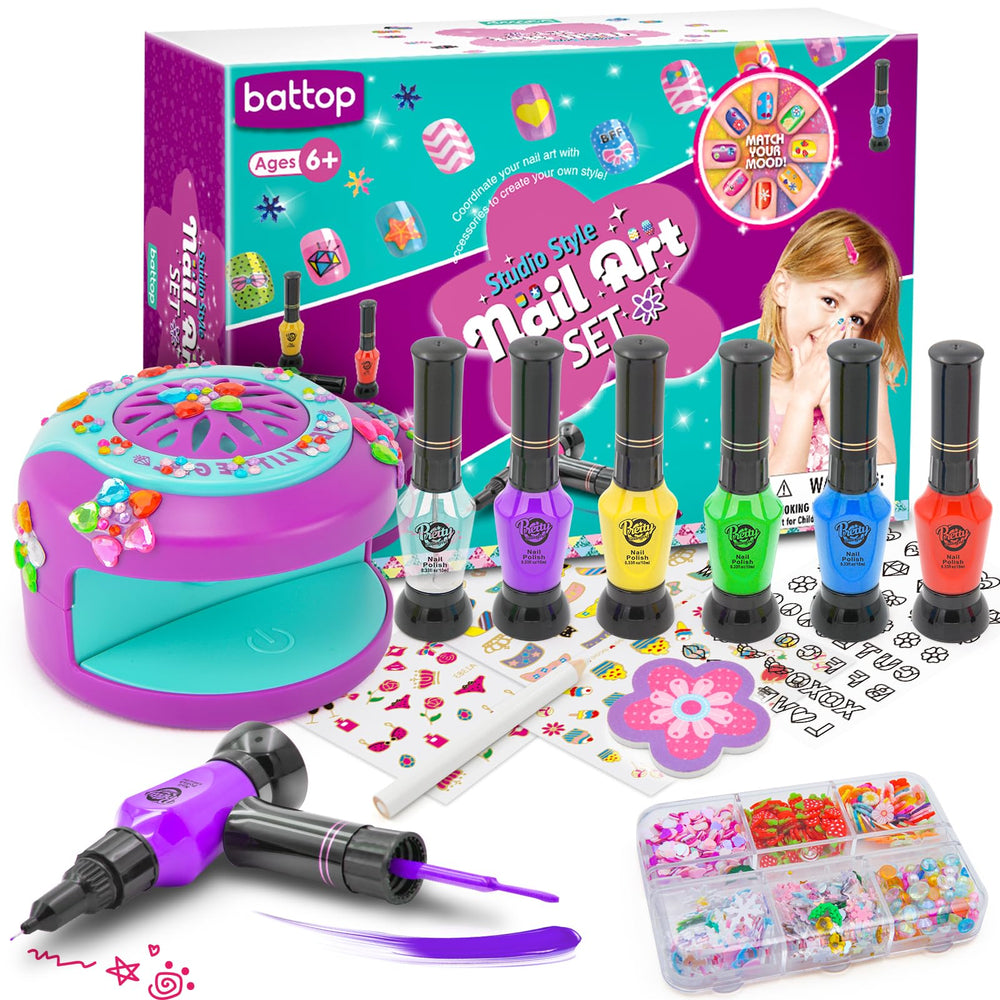 BATTOP nails become conversation starters during at-home spa and play.