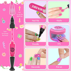 BATTOP kids-nail-dryer fast-dry highlights quick-setting finish