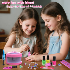 BATTOP colors-bright shades provide vivid, kid-friendly nails for playtime