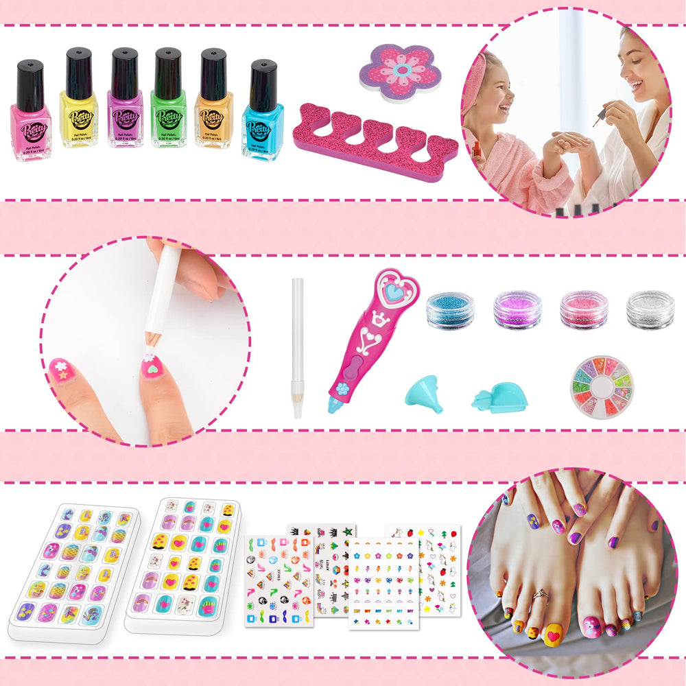 BATTOP toe-separator keeps tiny toes comfortable during pampering sessions.