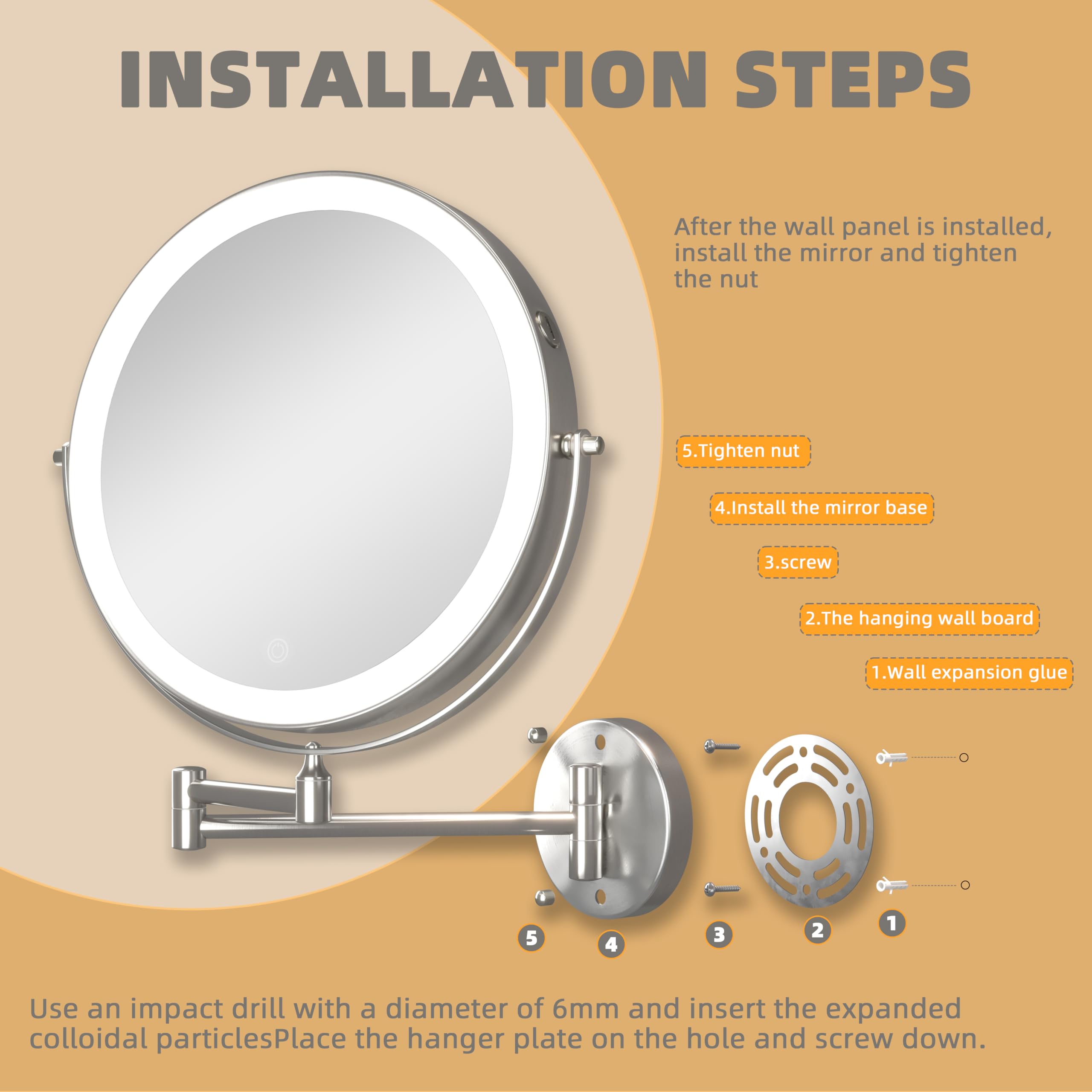Batuso easy-install wall-mount base for quick setup
