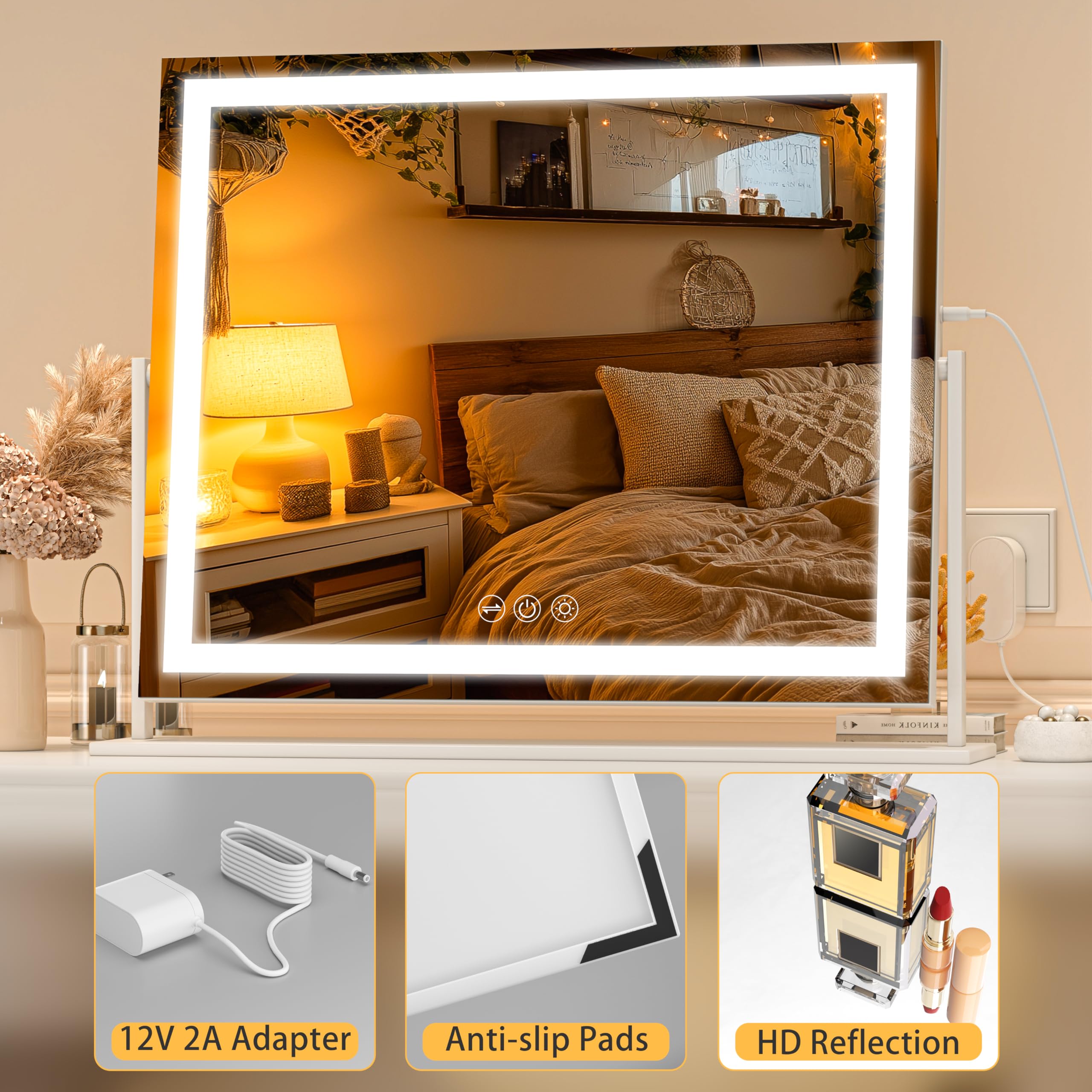 Batuso vanity mirror gift-ready packaging suitable for special occasions.
