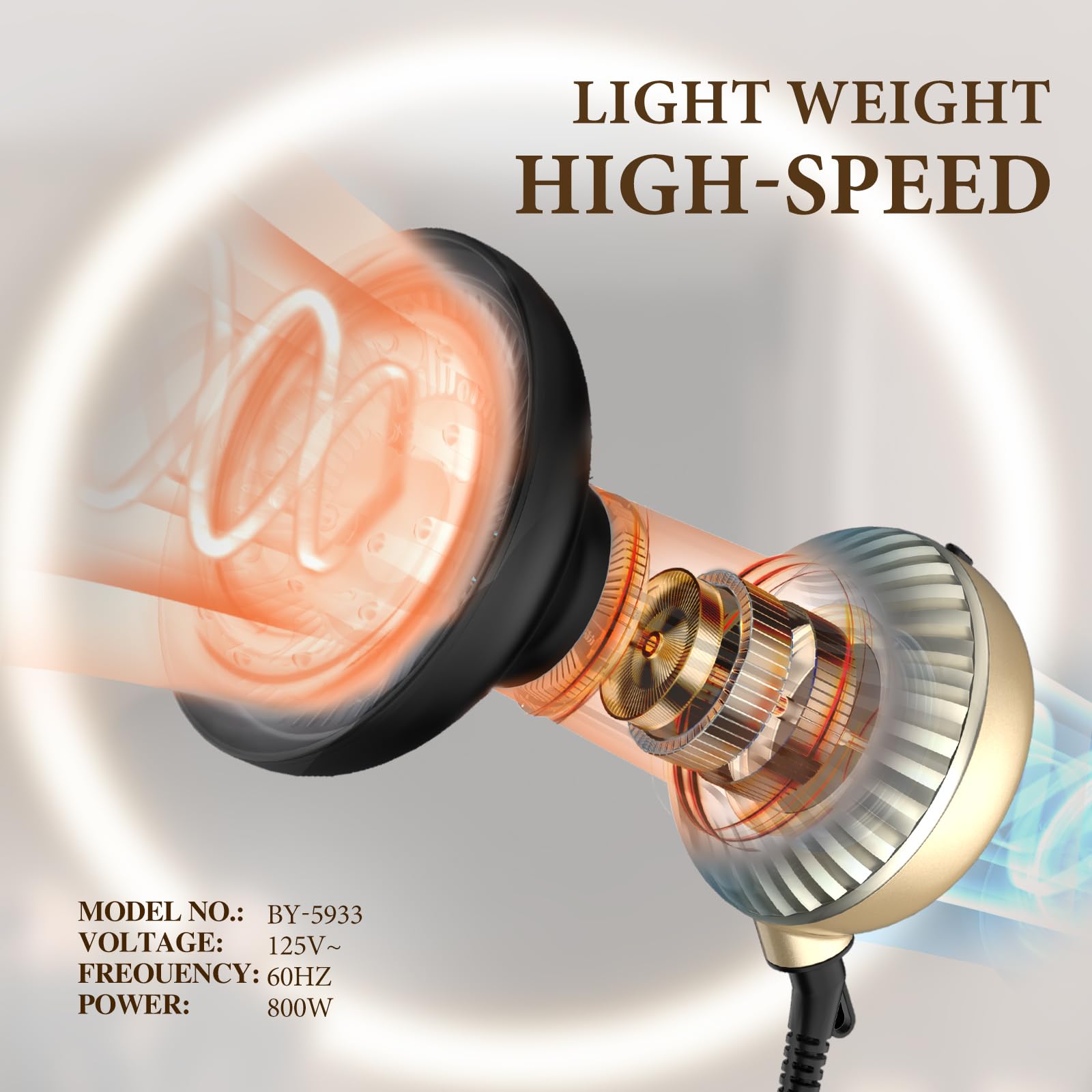 Bautia fast-drying diffuser with adjustable heat for efficient styling.