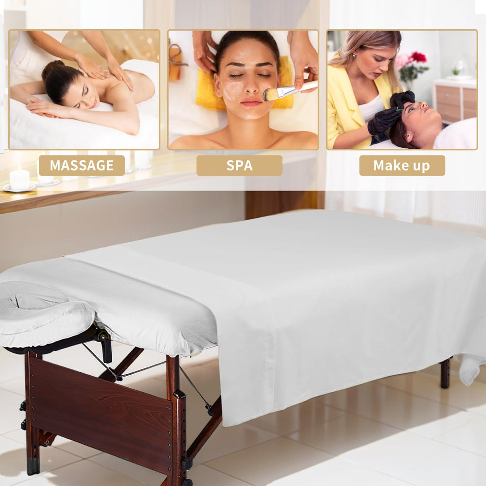 Bavlesfuire massage sheets packaged for easy storage and setup.