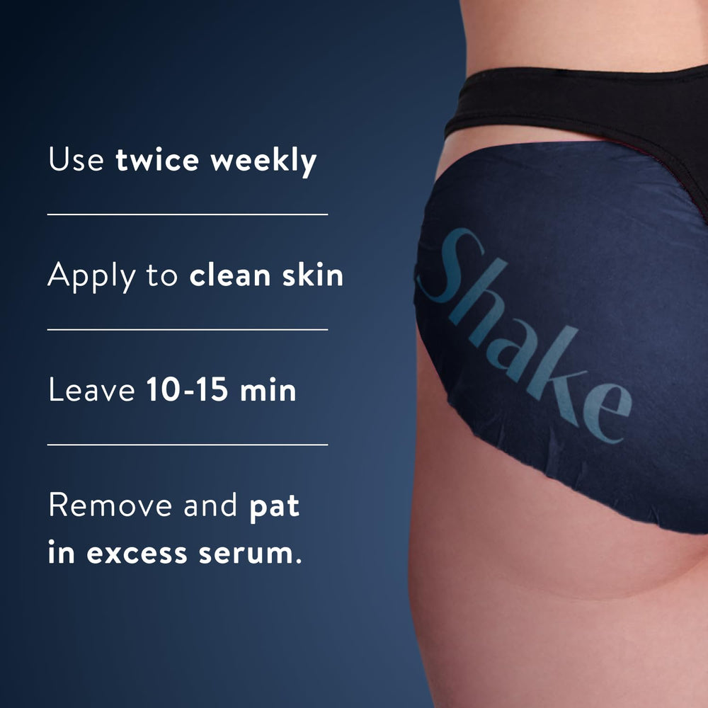 BAWDY Shake It after-use glow suggests smoother, taut-looking skin.