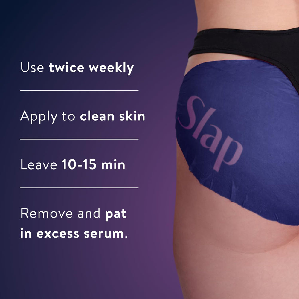 BAWDY Slap It vegan-label badge on clean beauty mask packaging.