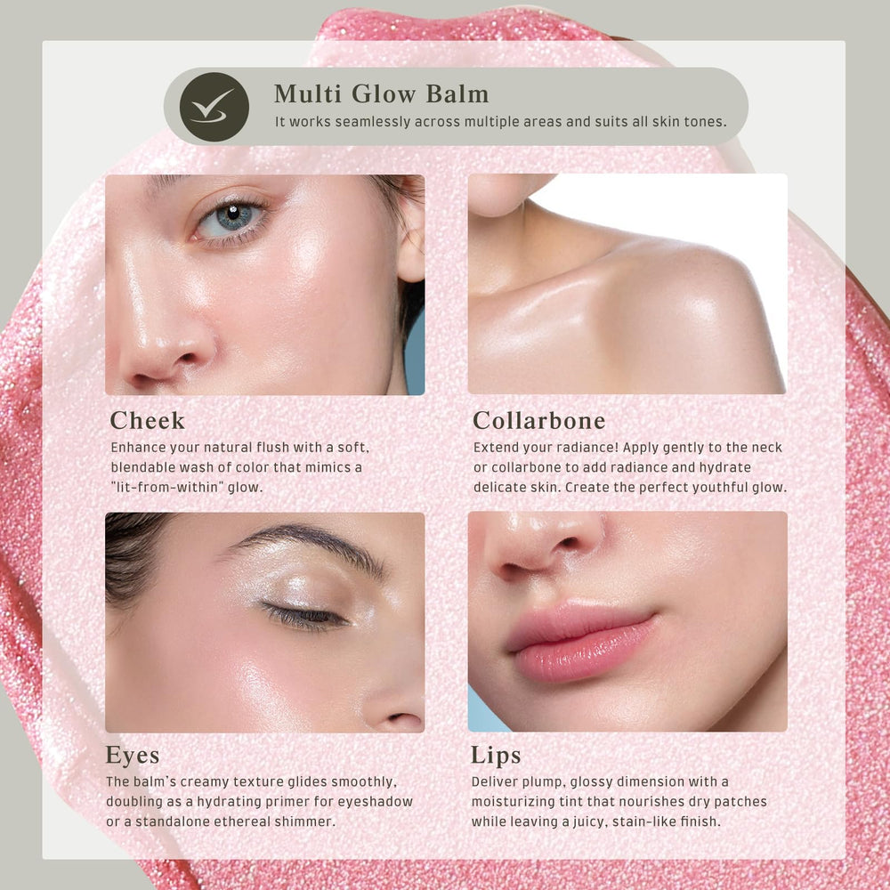 bayfree Multi Glow Balm ingredients include shea butter, castor seed oil, and olive fruit oil