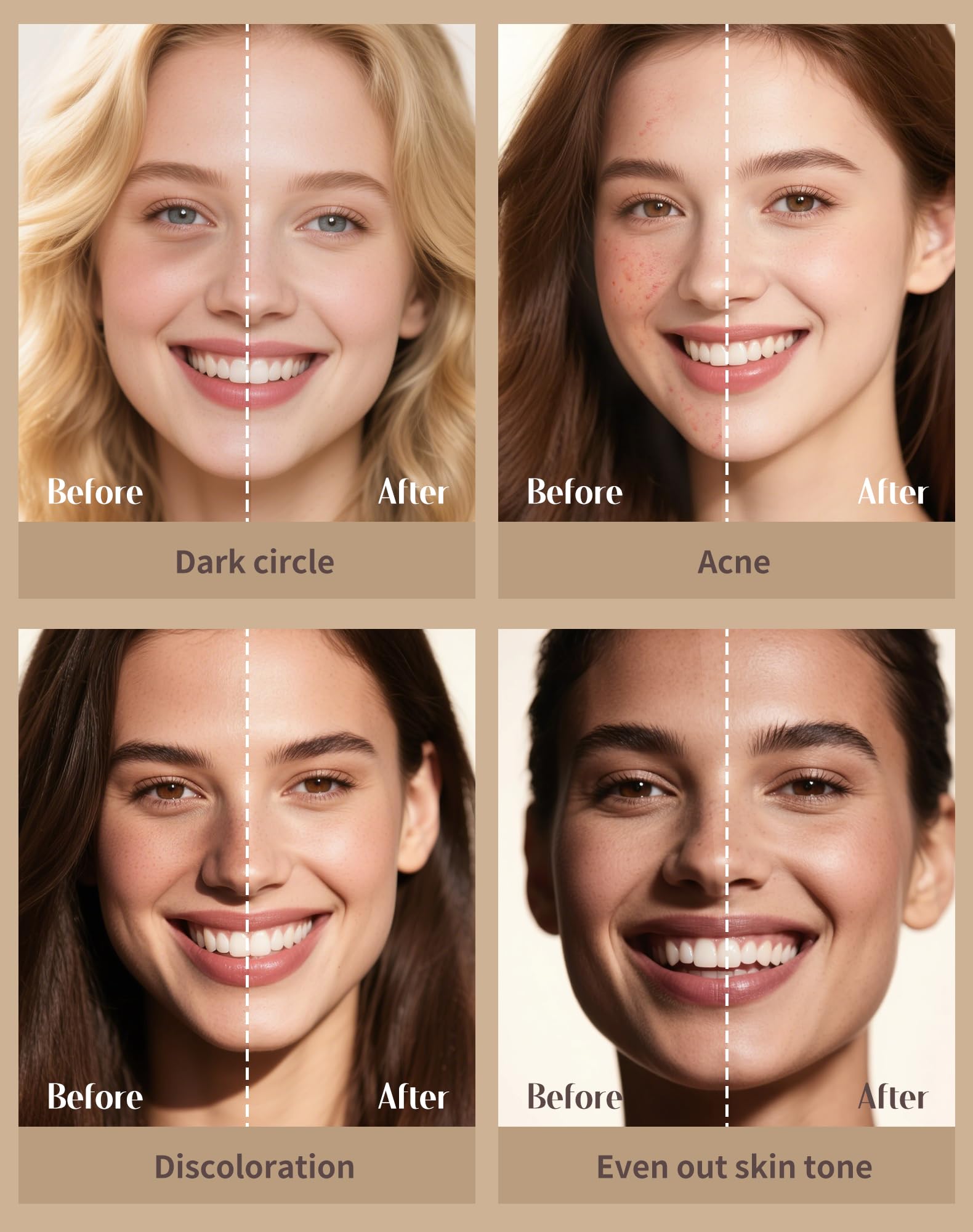 Bayfree tinted moisture foundation balm blend close-up reveals even tone and moisturizing base.