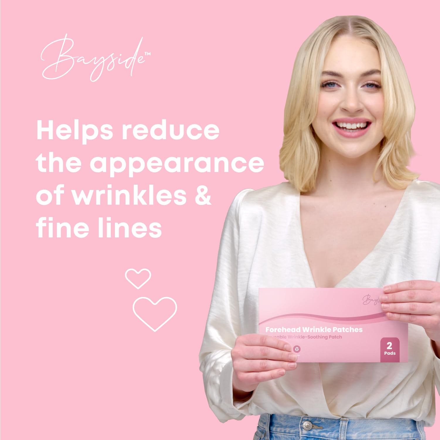 Bayside Forehead Wrinkle Patches reuse emphasizes long term value