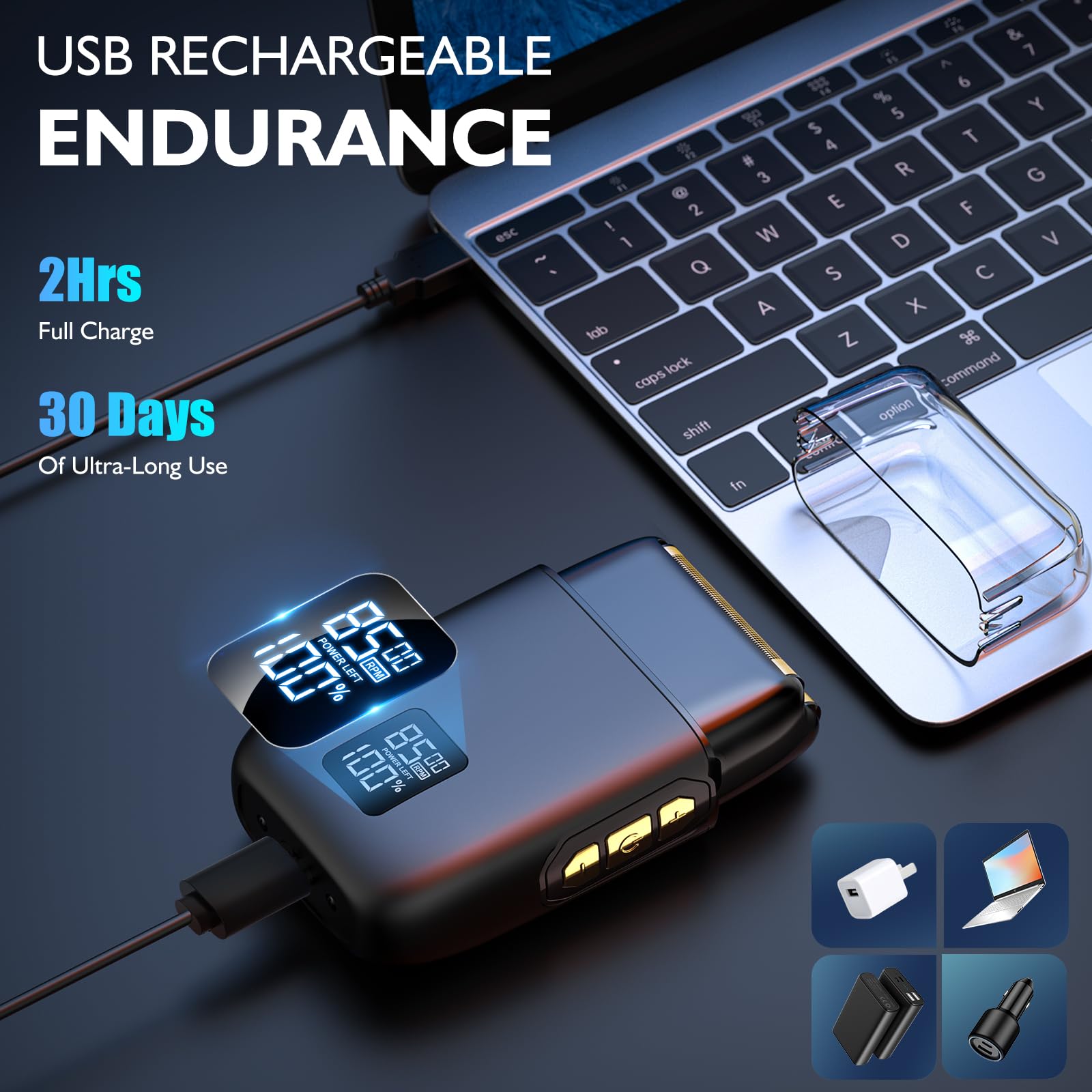 Bazivve 8500rpm motor detail for powerful yet smooth performance.