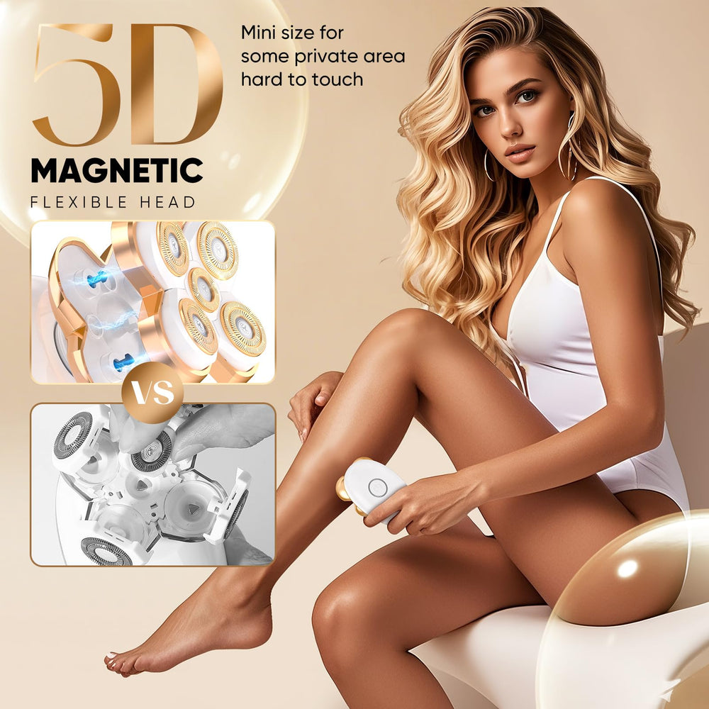 Bazivve hypoallergenic blades glide gently on sensitive skin with minimal irritation.