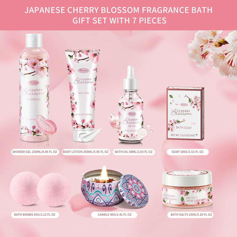 BBlove Japanese Cherry Blossom Bath Oil for a soothing bath experience