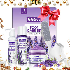 BBlove Lavender Foot Soak Bath Salts nourish tired feet and soften skin.