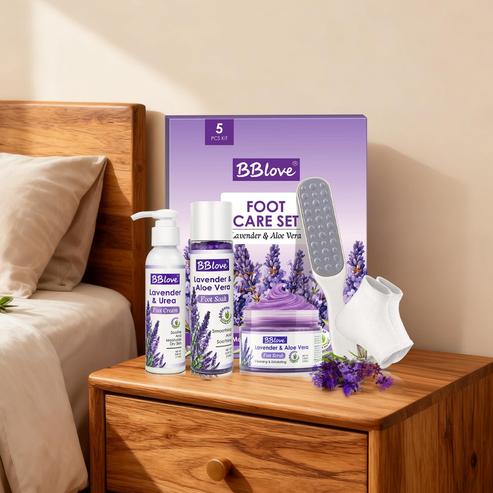 BBlove Lavender Oil soothes skin while supporting spa-like relaxation.