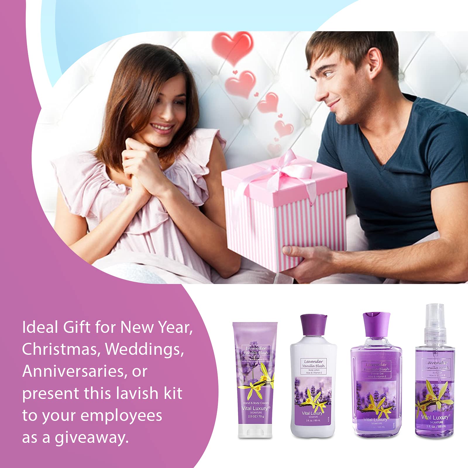 BBlove 4-piece set offers complete bath-to-body routine.