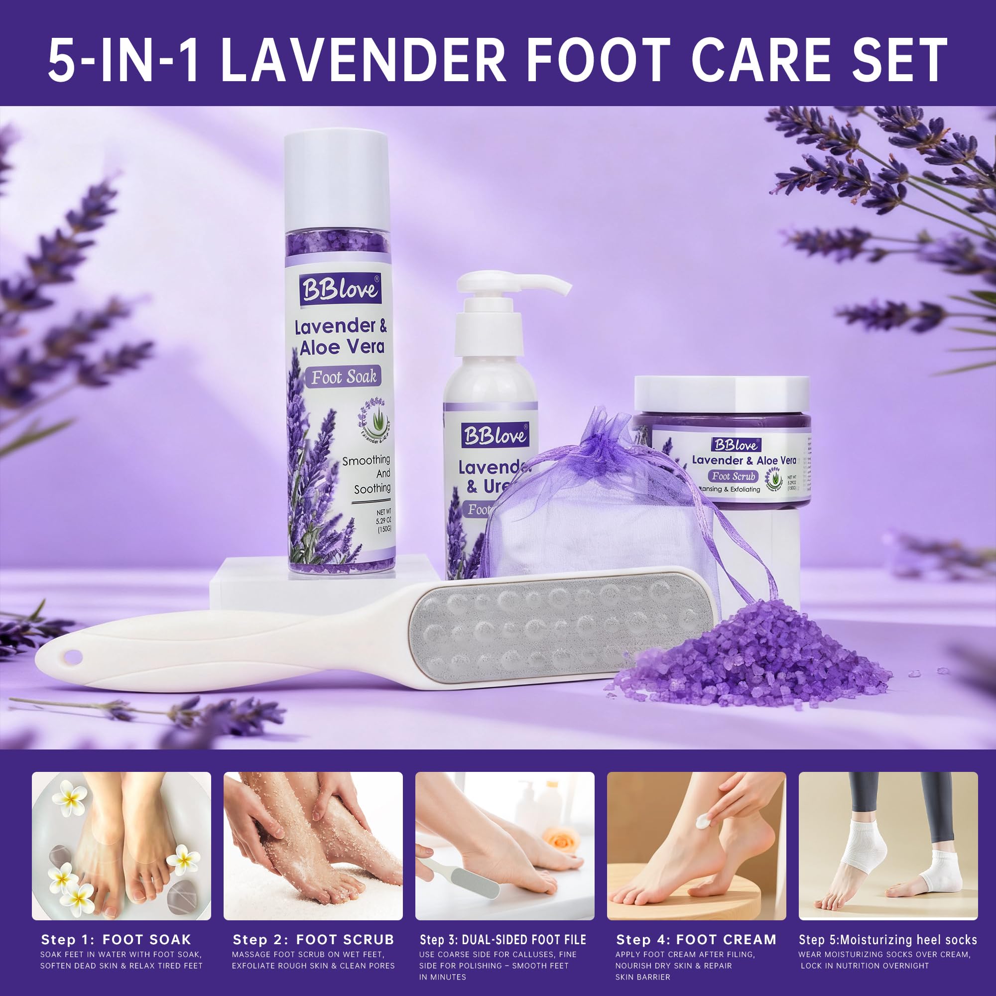 BBlove Spa Gift Set showcases a premium 5-in-1 kit for him or her.