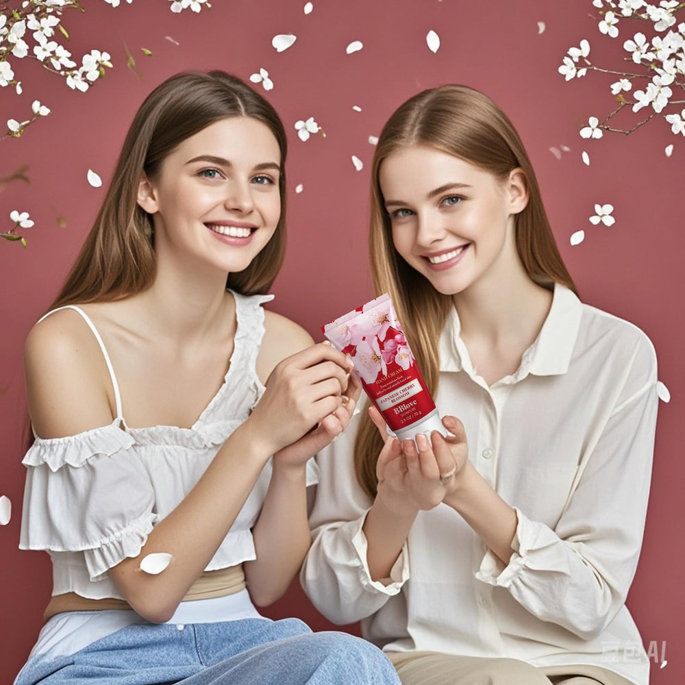 BBLOVE Japanese Cherry Blossom fragrance adds a light, pleasant note.