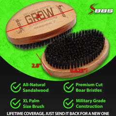 BBS Exfoliating skin pores brush close-up highlights pore cleansing and itch relief.