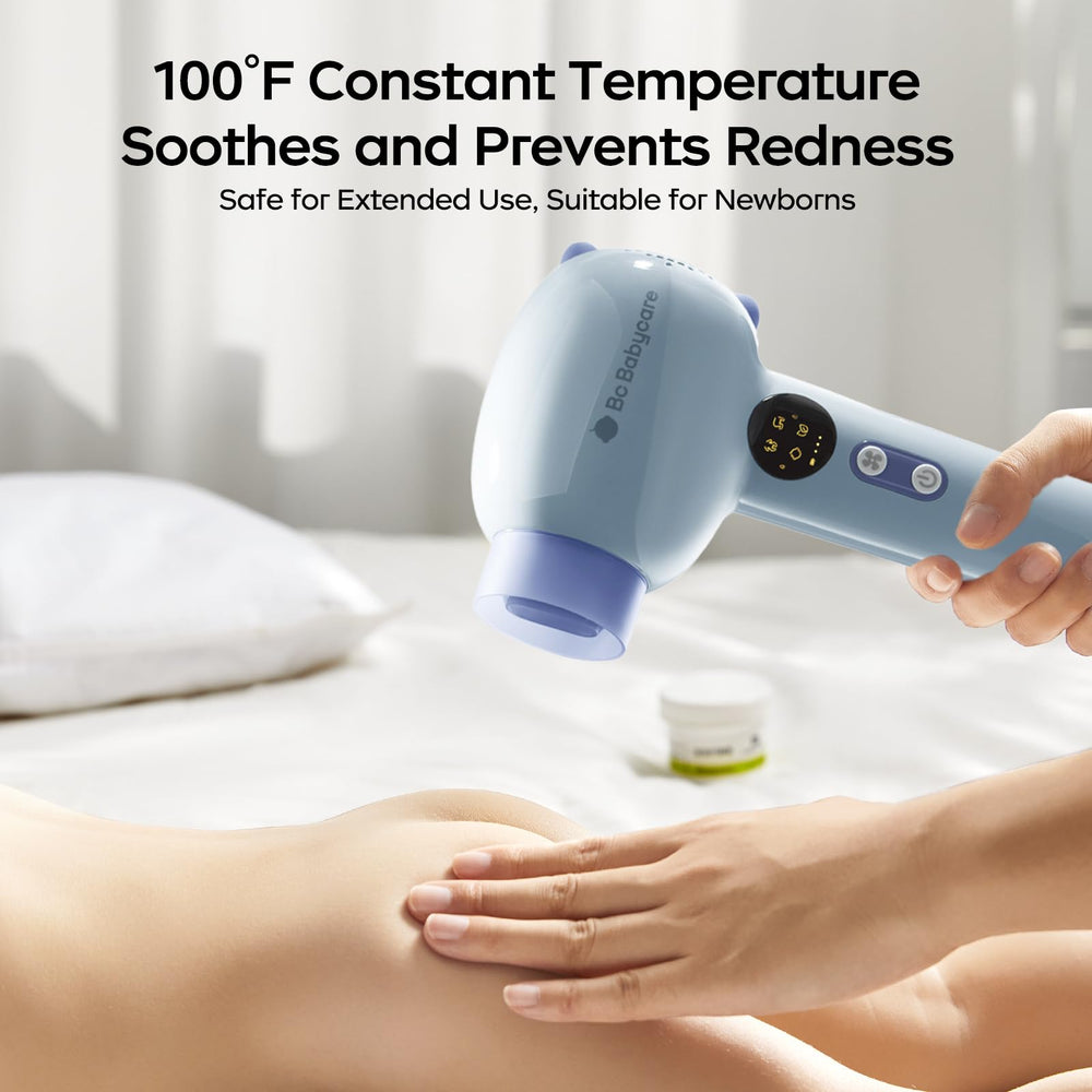 Bc Babycare Gentle Cordless Hair Dryer lightweight under 1kg for easy handling.